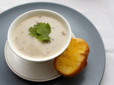 Cream of mushroom soup
