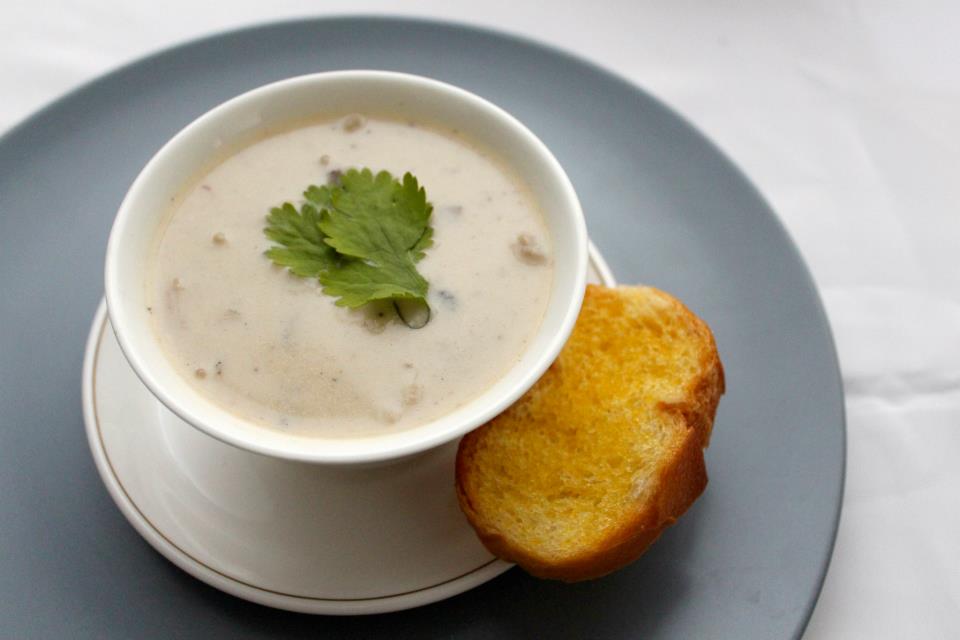 Cream of mushroom soup