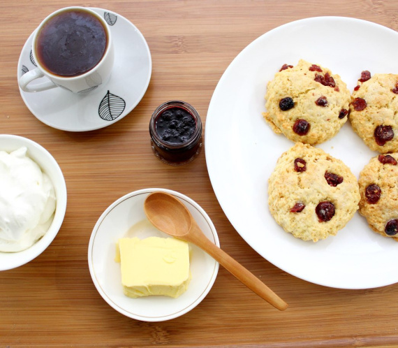 Cranberry Cream Scones