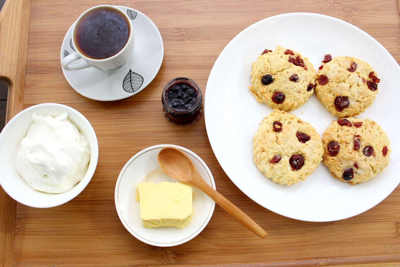 Cranberry Cream Scones