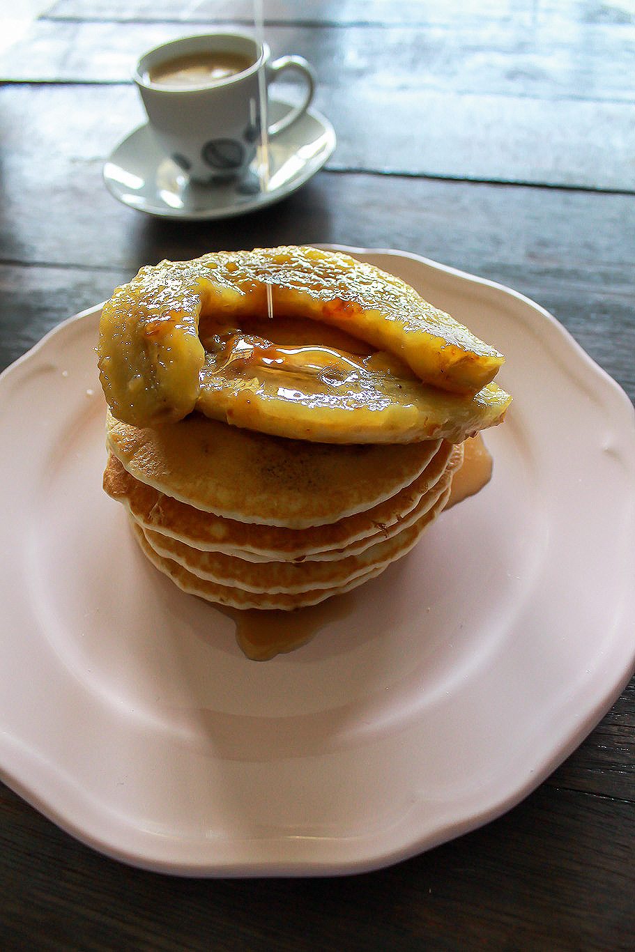 Gordon's Buttermilk Pancakes with Caramelized Bananas