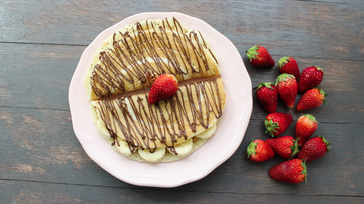 Banana Nutella Pancake