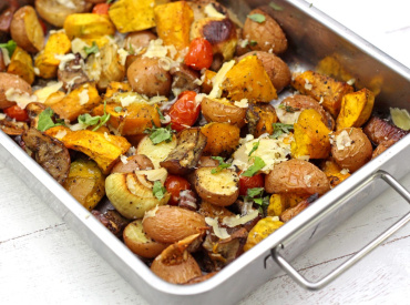 Grilled vegetables with balsamic vinaigrette