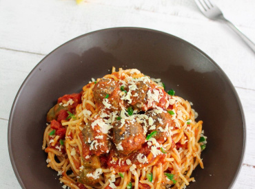 Better than Pastamania Spaghetti Bolognese with Meatballs