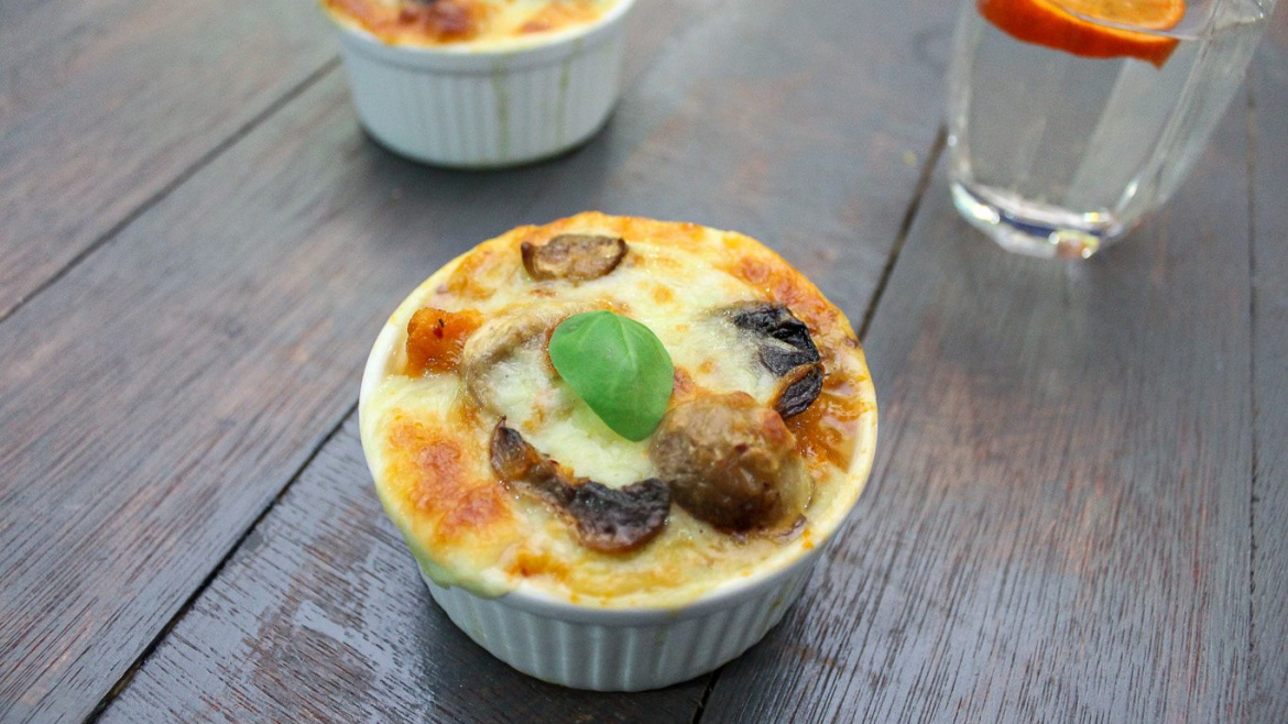 Cheesy Twice Baked Butternut Squash