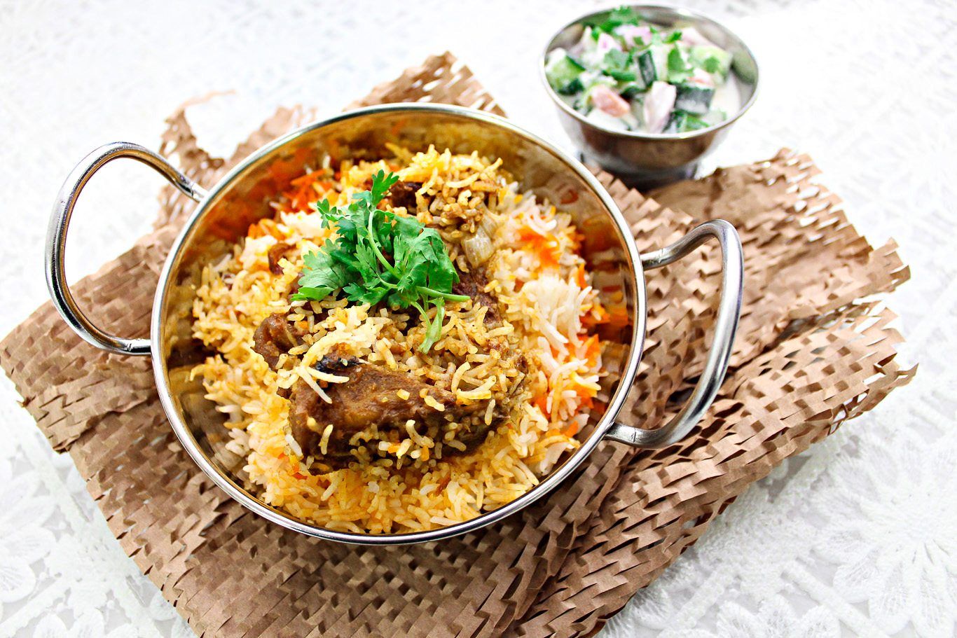 delicious lamb biryani