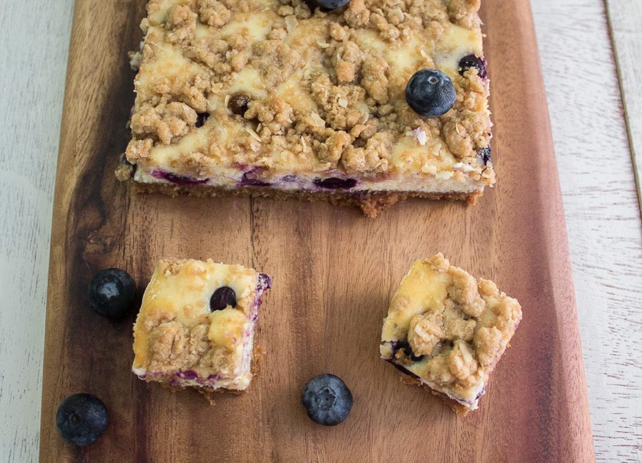 Blueberry Cheesecake Squares