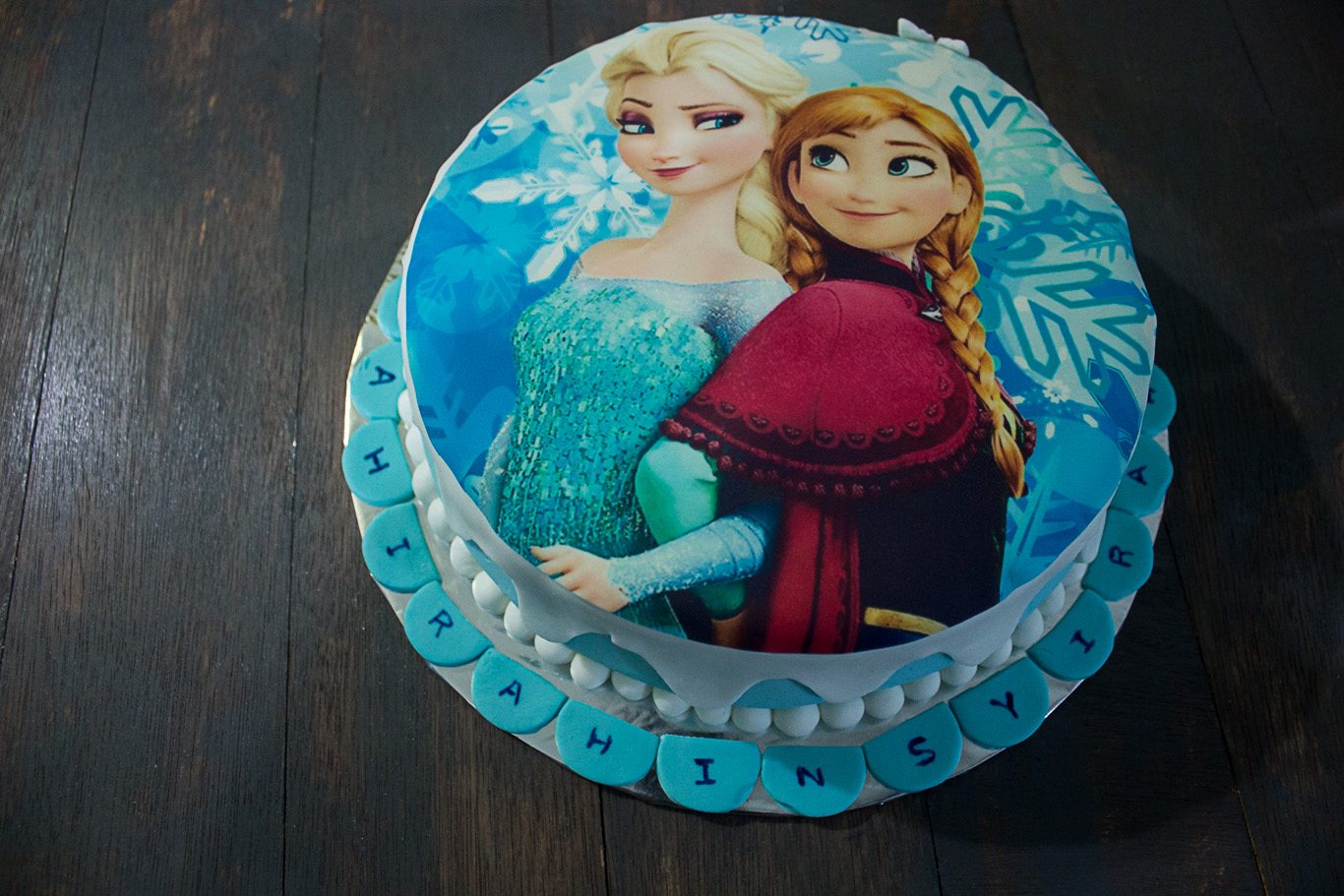 Homemade Frozen 2 Birthday Cake