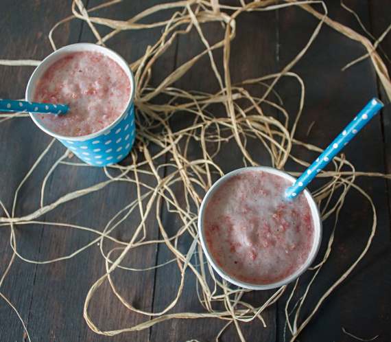 Watermelon and Soy Milk Smoothie