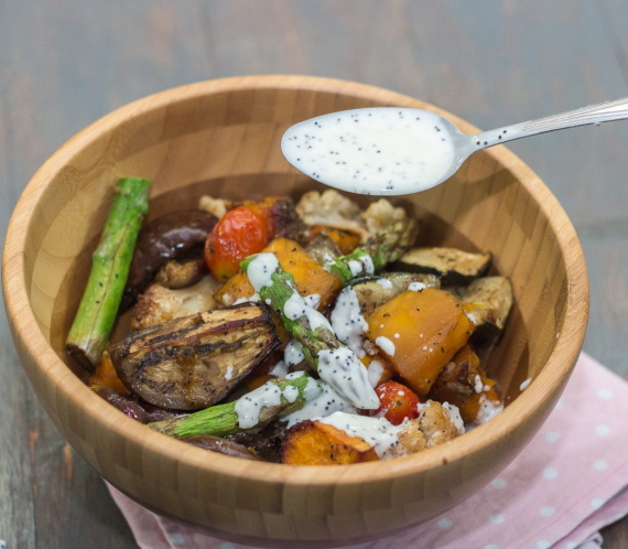 Warm Roasted Vegetable Salad