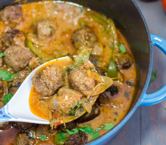 Harissa Meatball Stew