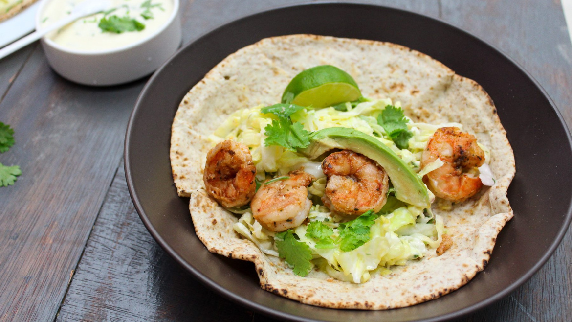 Delicious Shrimp Tacos with Lime Coleslaw