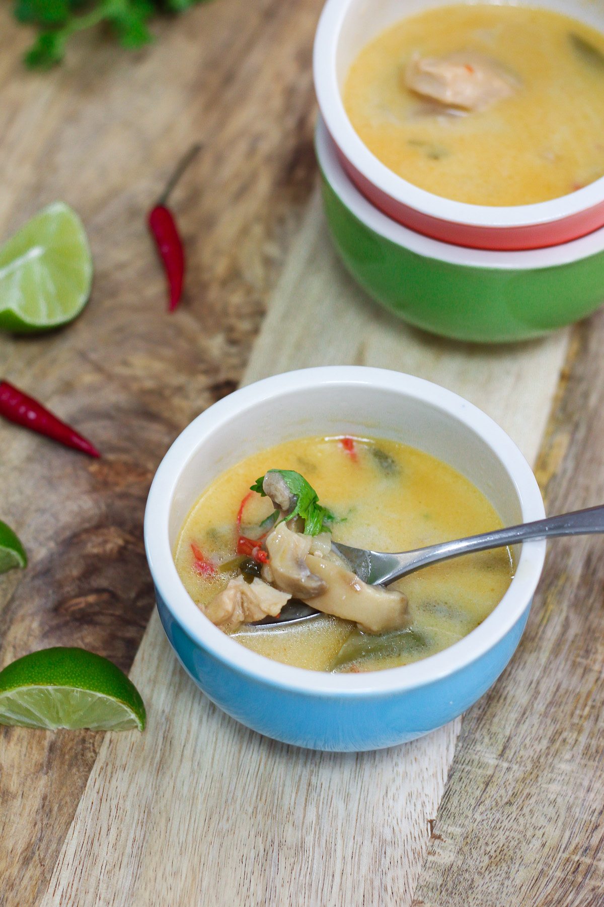 Thai Coconut Chicken Soup - Maya Kitchenette