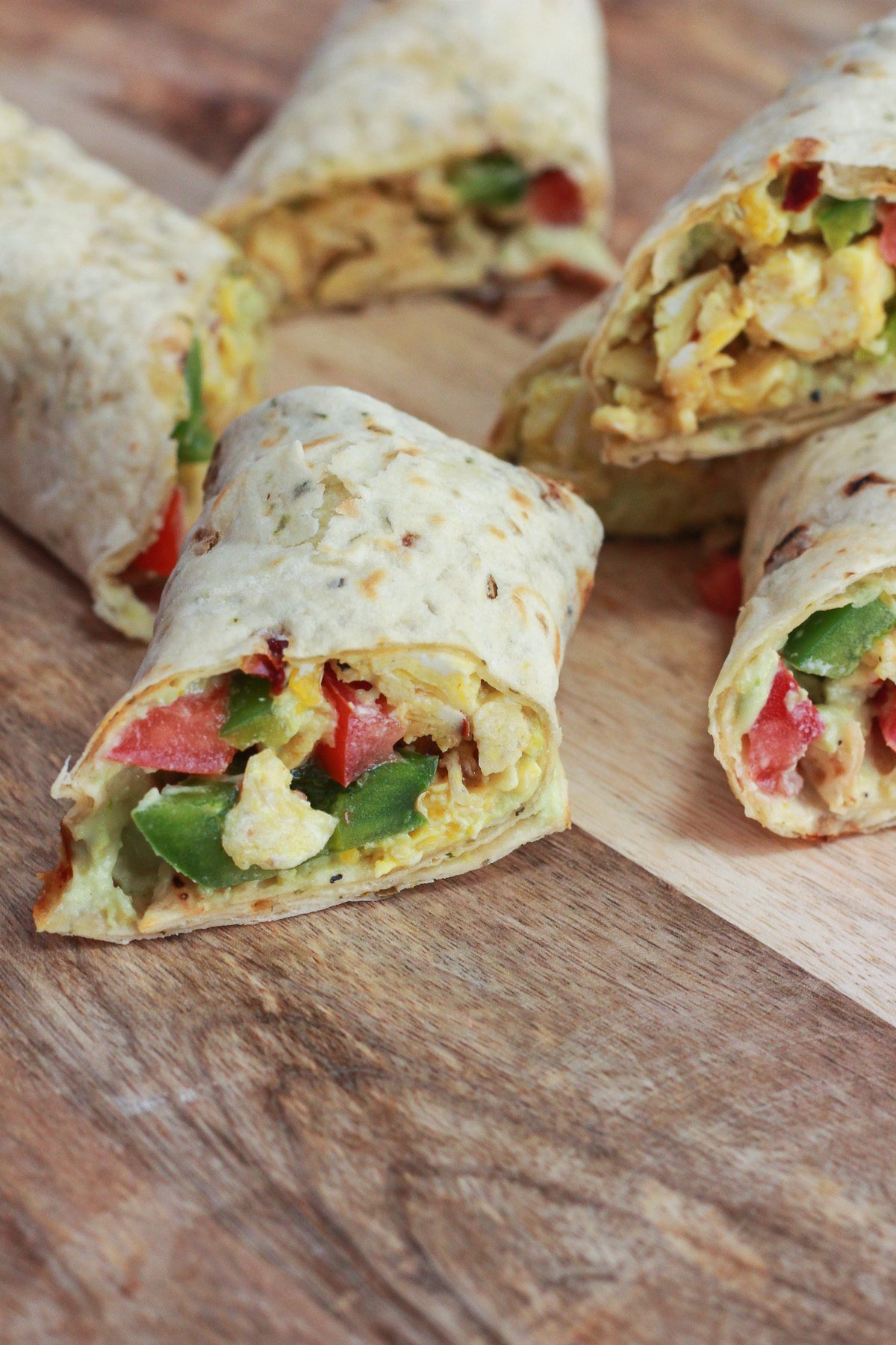 Edamame Hummus and Egg Wrap