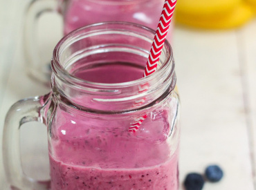 Rasberry Blueberry Banana Smoothie