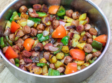 One Pan Sausage and Potato Hash