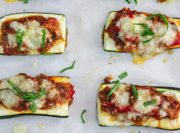 Bolognese Stuffed Zucchini