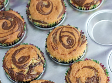 Nutella Swirl Cupcakes