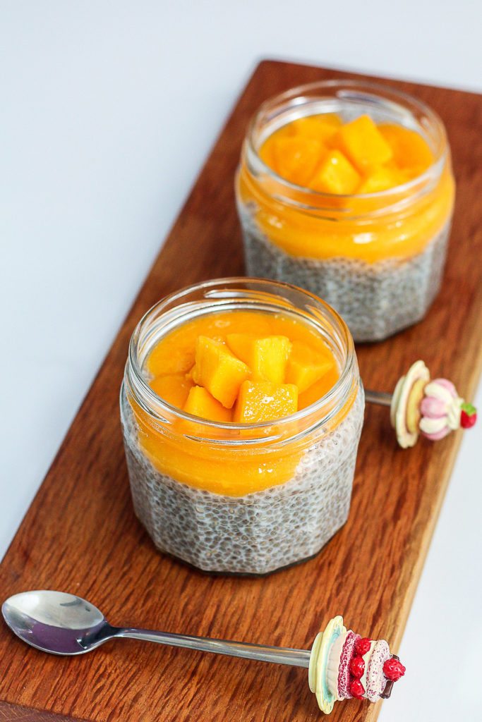 Delicious Mango and Coconut Chia Pudding