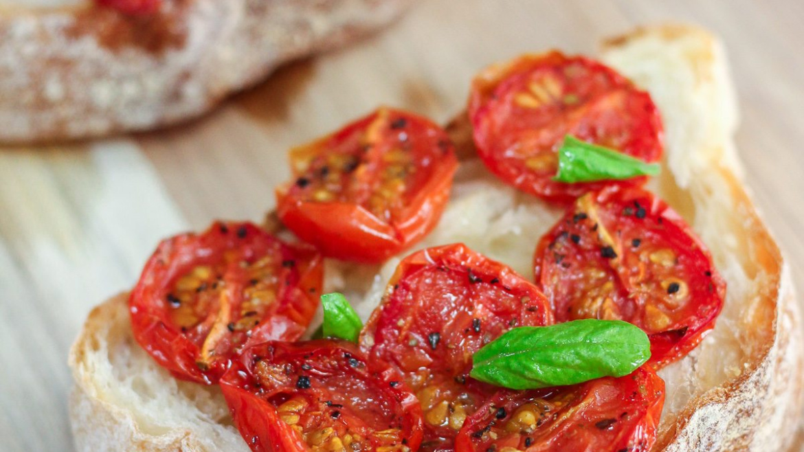 Roasted Tomato Bruschetta
