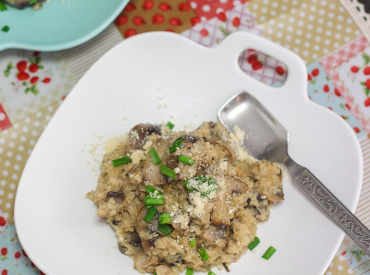 Gluten Free Cauliflower Mushroom Risotto