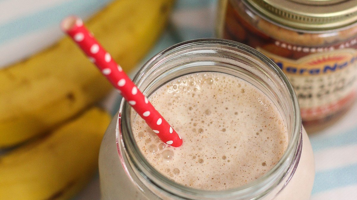 Almond Butter Banana Smoothie