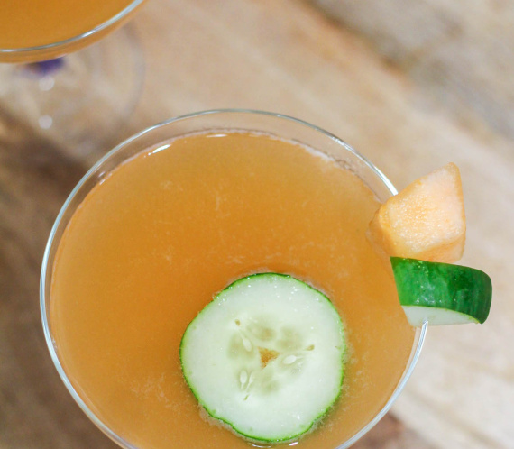 Melon and Cucumber Aqua Fresca
