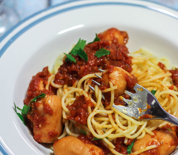 Spaghetti Ala Salsiccia