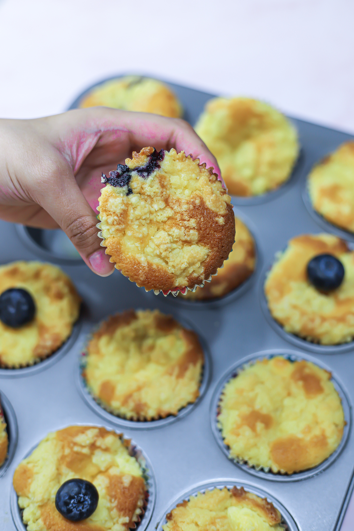Blueberry Cream Cheese Muffins