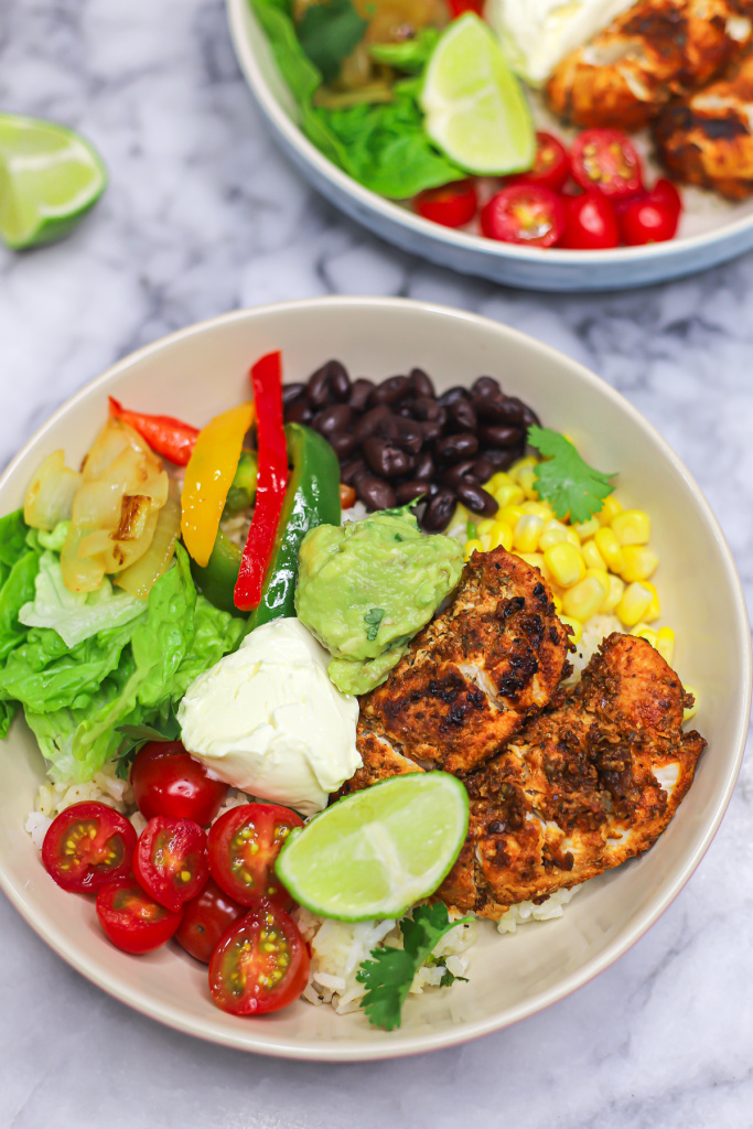 Fajita Chicken Burrito Bowl