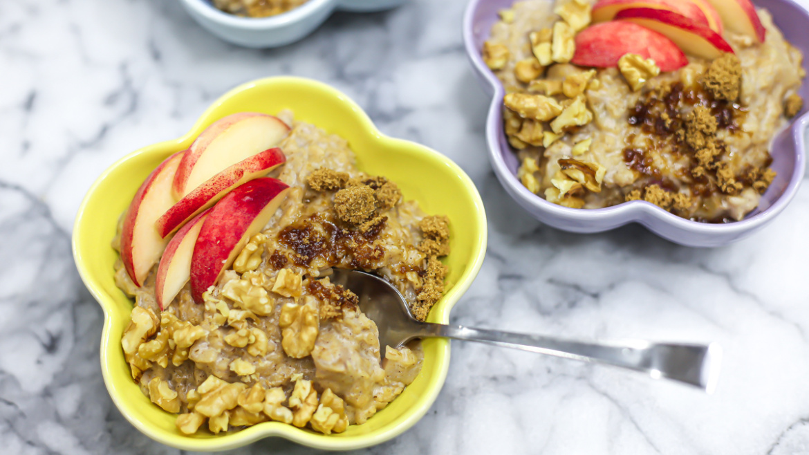 Peach Cinnamon Oatmeal