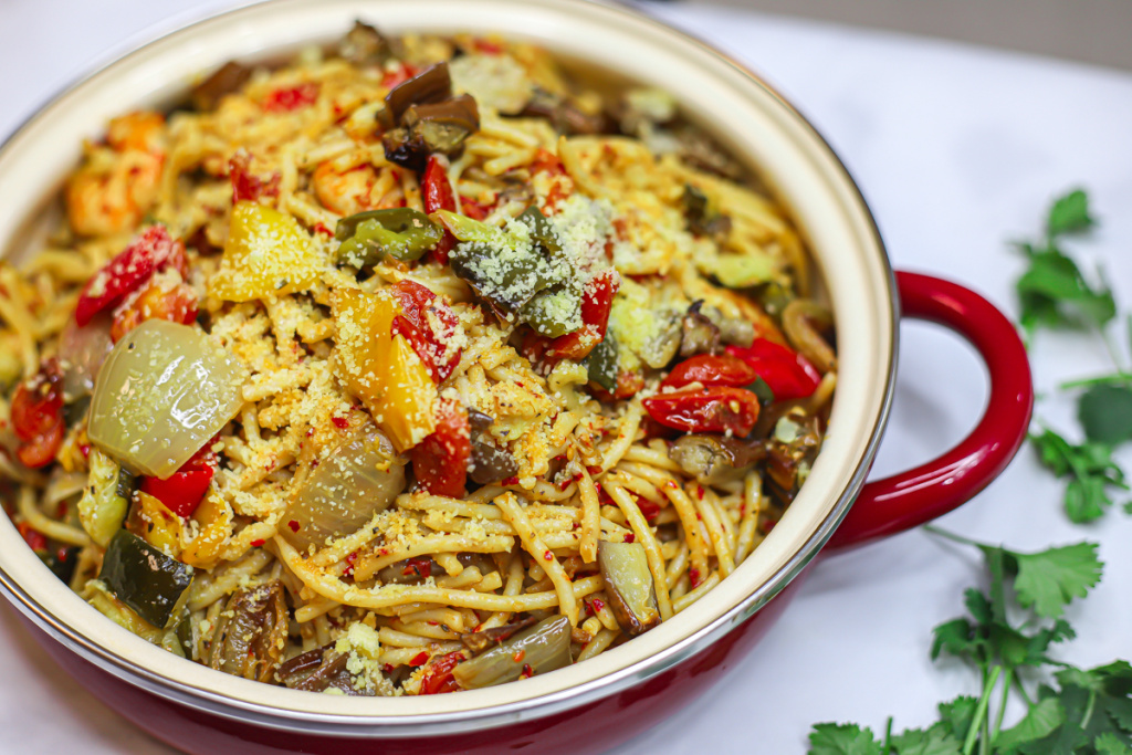 Roasted Ratatouille Pasta