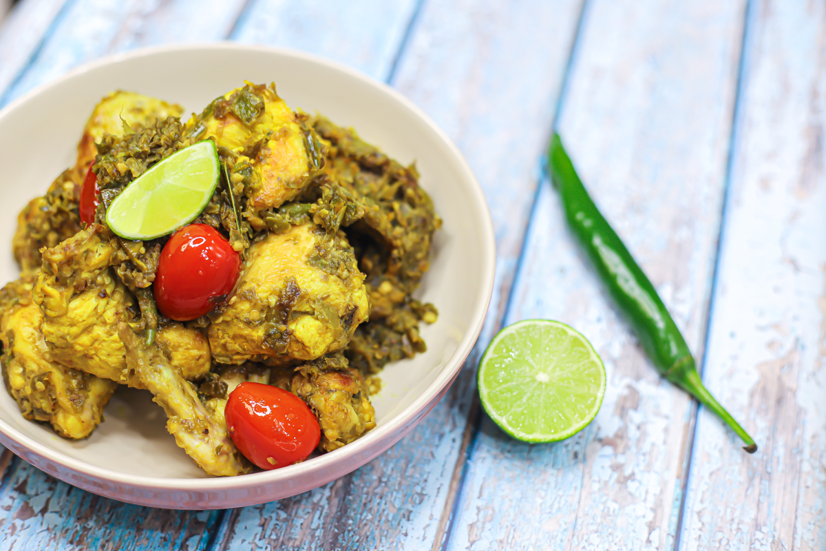 Ayam Berlado Hijau - Chicken in Green Chili Sambal