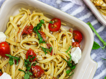 Caprese Chicken Pasta