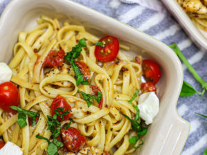 Caprese Chicken Pasta