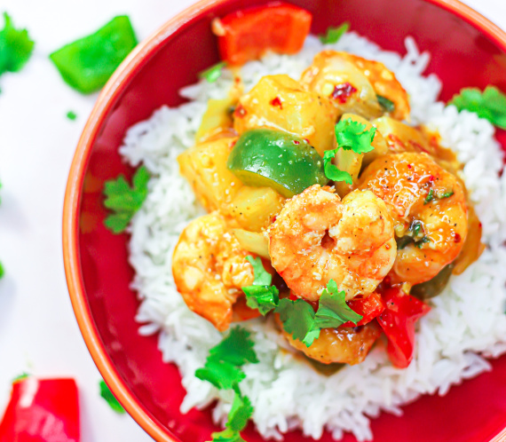Easy Sweet Sour Prawns