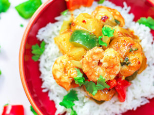 Easy Sweet Sour Prawns