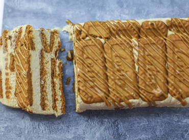 3-Ingredient Biscoff Icebox Cake