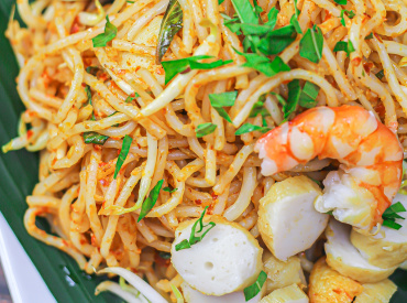 Delicious Fried Laksa