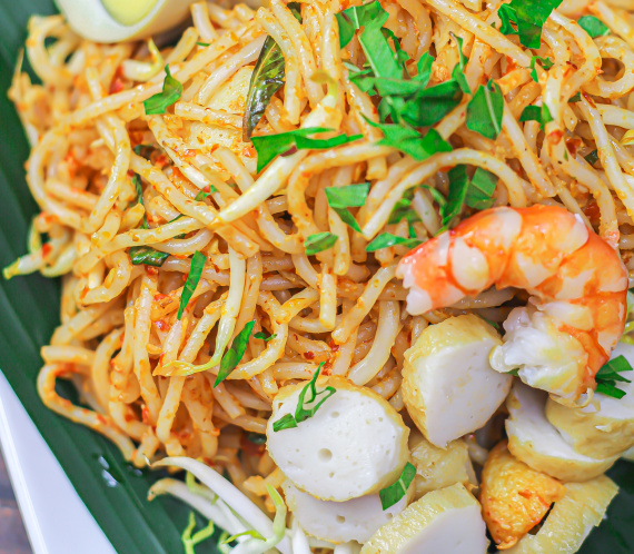 Delicious Fried Laksa