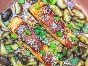 Delicious Miso Glazed Salmon