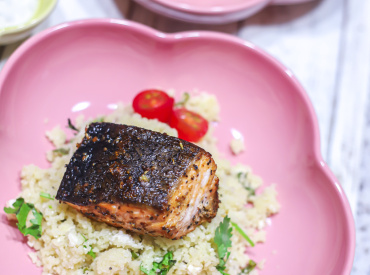 Salmon with Lemon Couscous