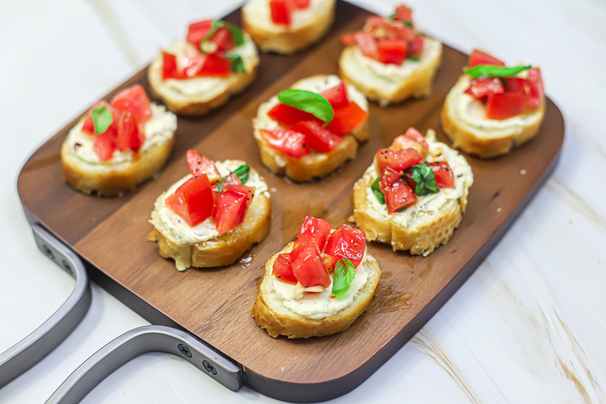 Cream Cheese Bruschetta