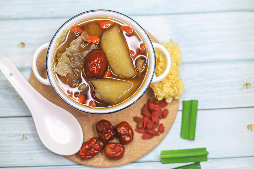 Pear and Snow Fungus Dessert