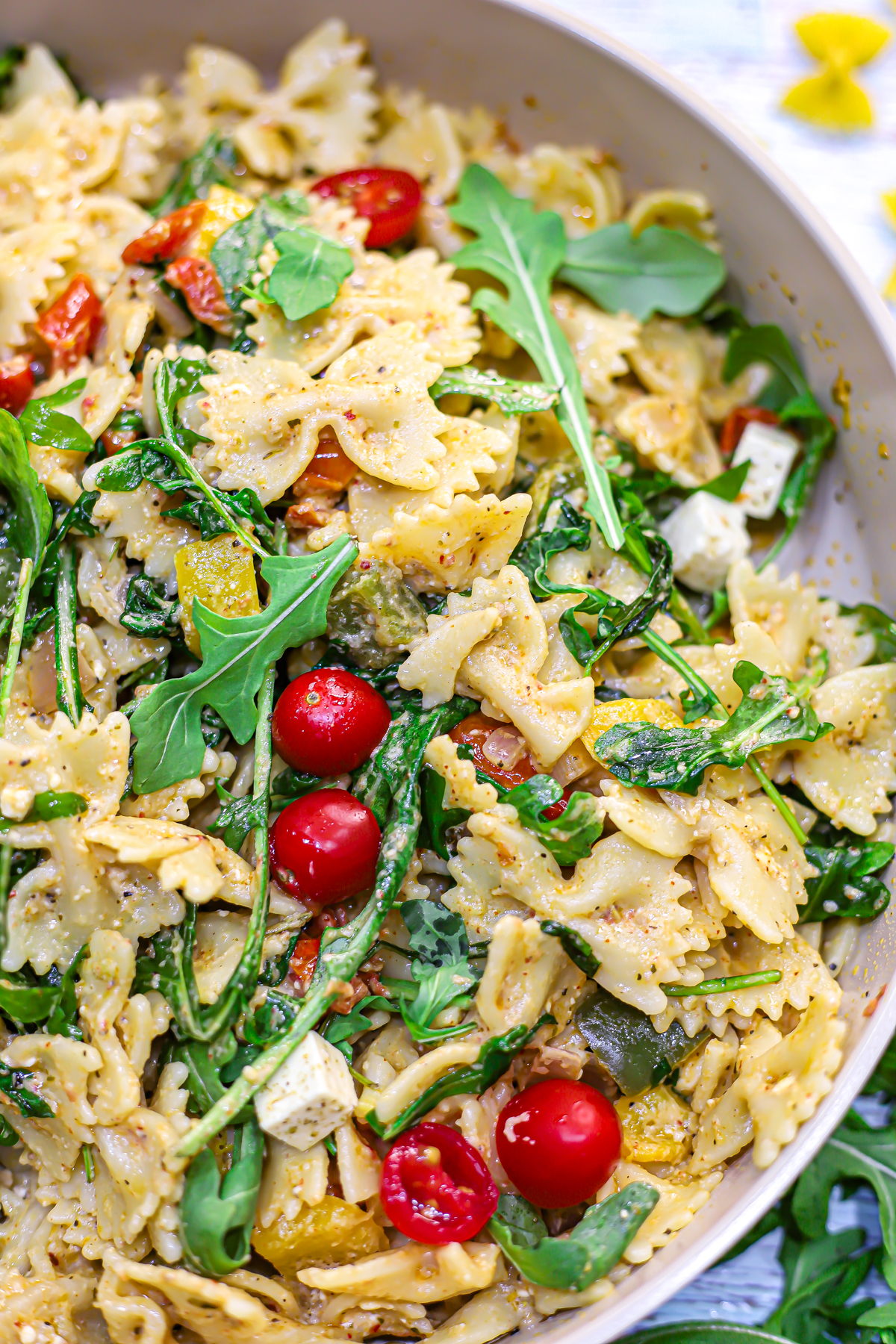Easy Farfalle Veggie Pasta