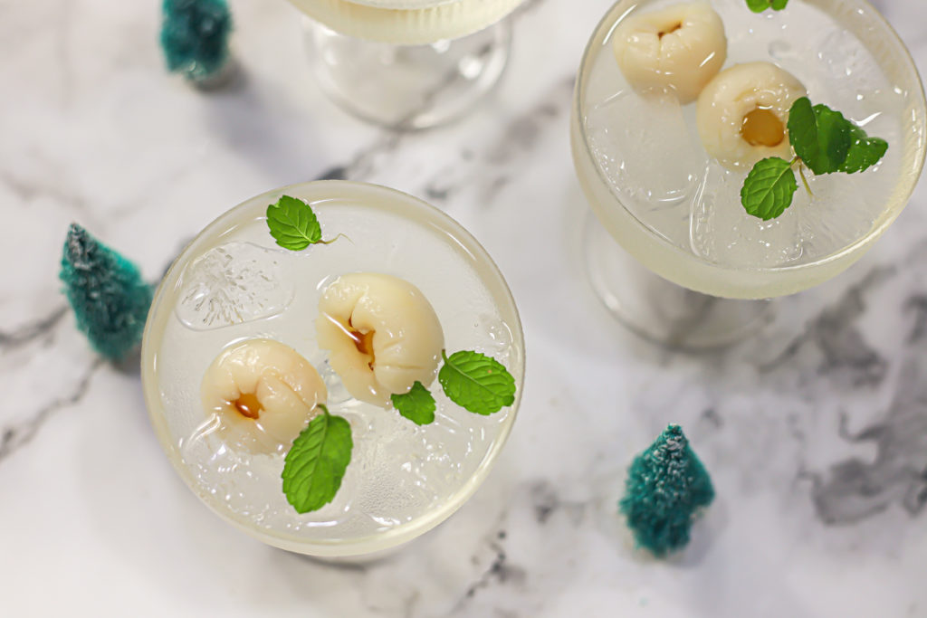 Virgin Lychee Mojito