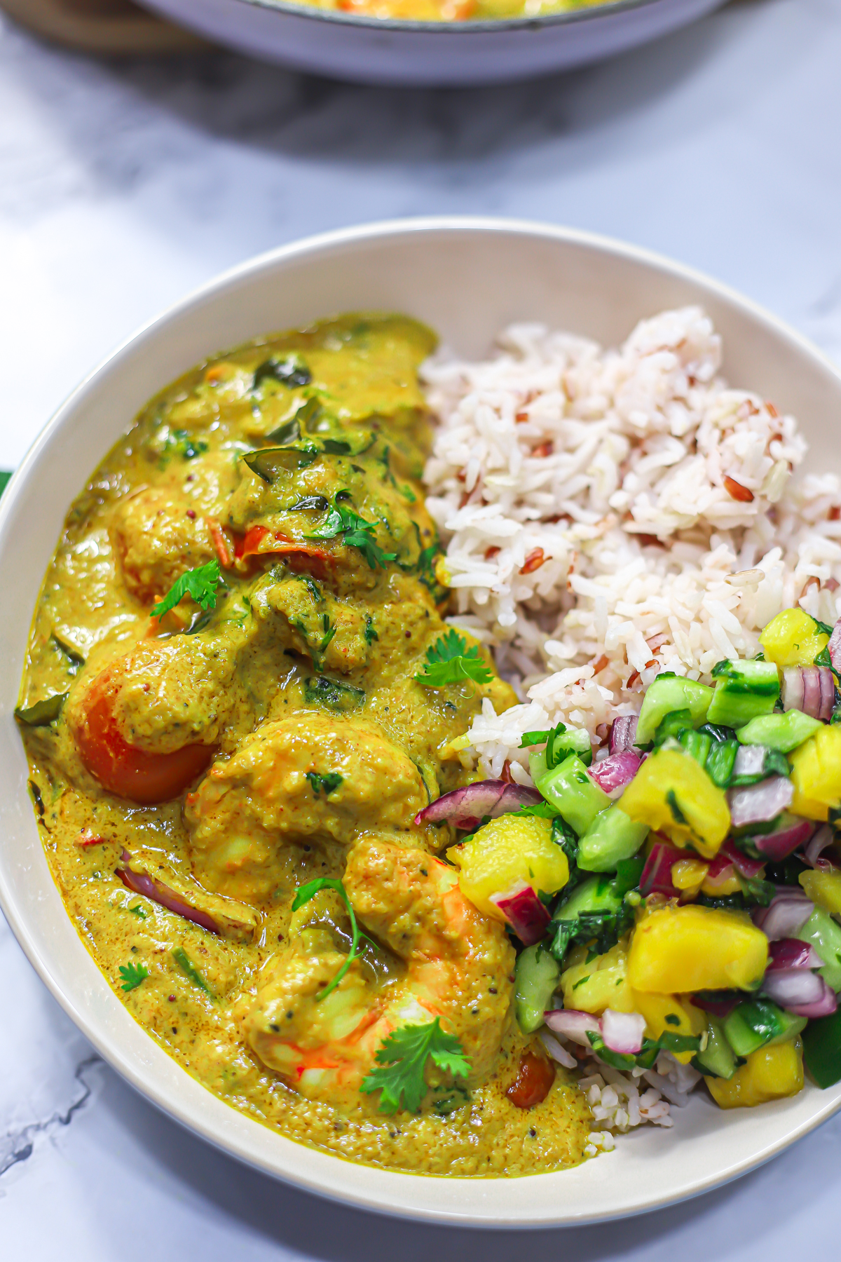 Kerala Coconut Prawn Curry